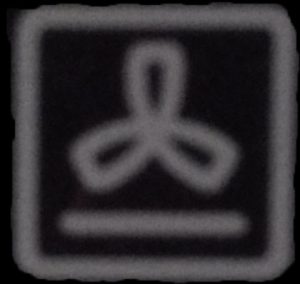 Symbol for undervarme-varmluft i ovn - Quickparts hjælper med ovnens symboler